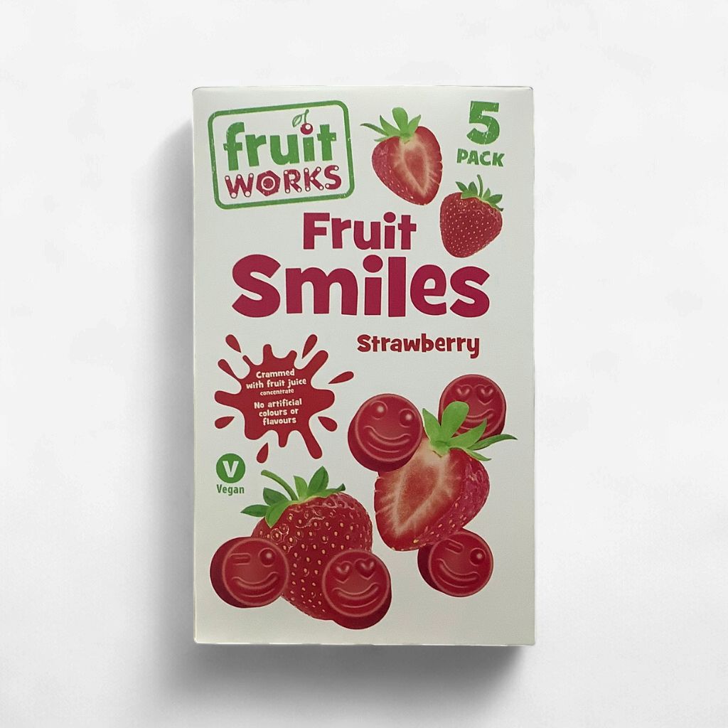 Fruit Works Fruit Smiles Strawberry 90g