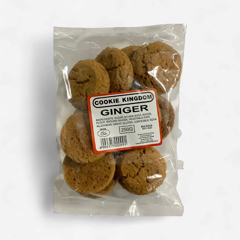 Cookie Kingdom Ginger Biscuits 250g