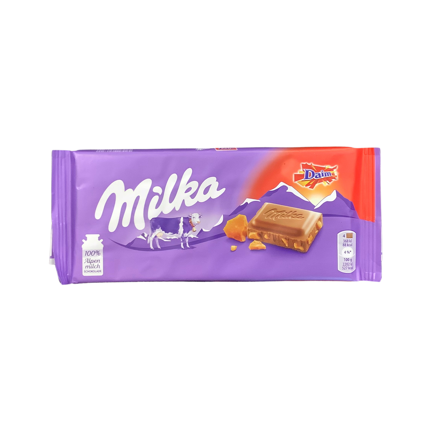 Milka Milk Chocolate Daim 100g