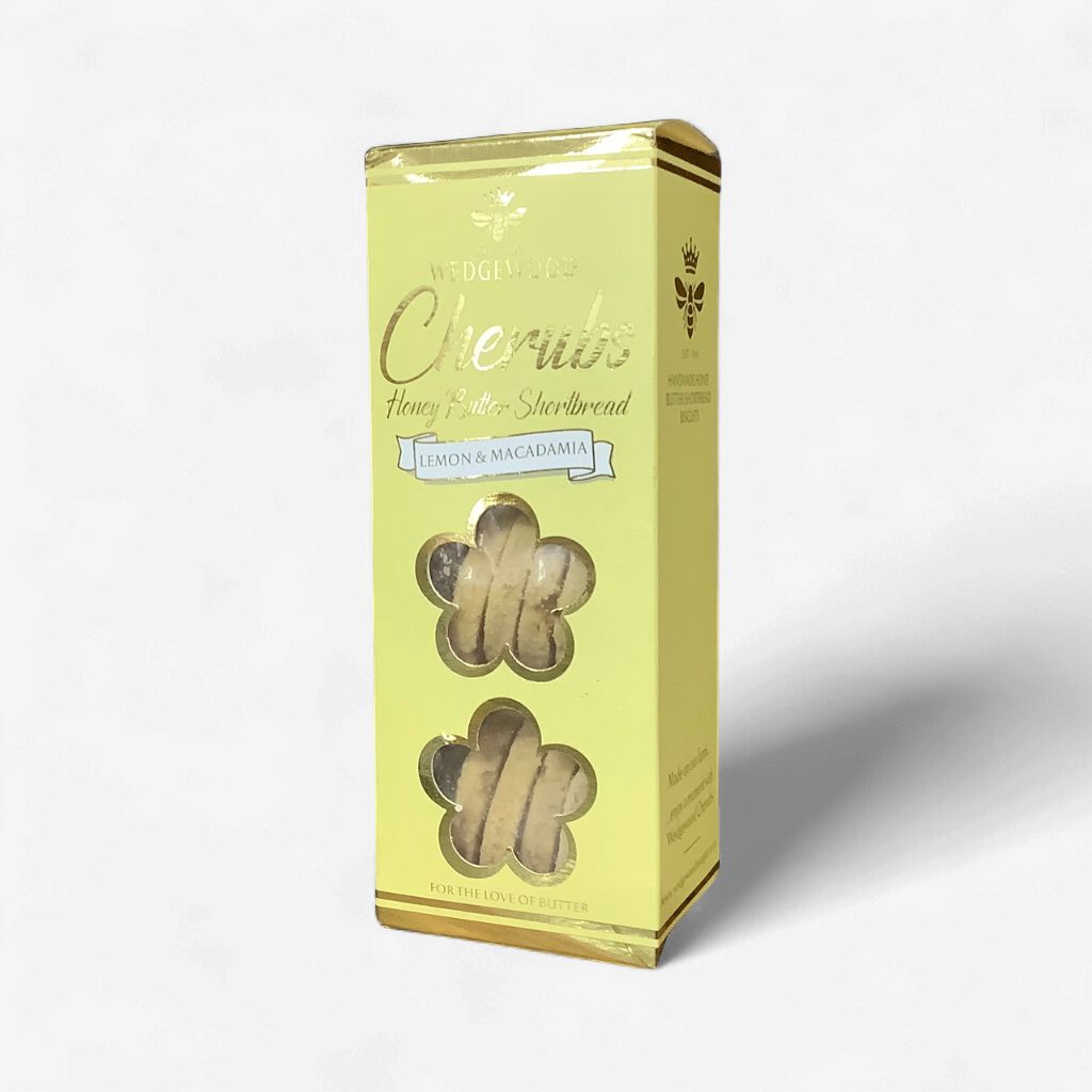 Wedgewood Cherubs  Honey Butter Shortbread Lemon &amp; Macadamia 150g