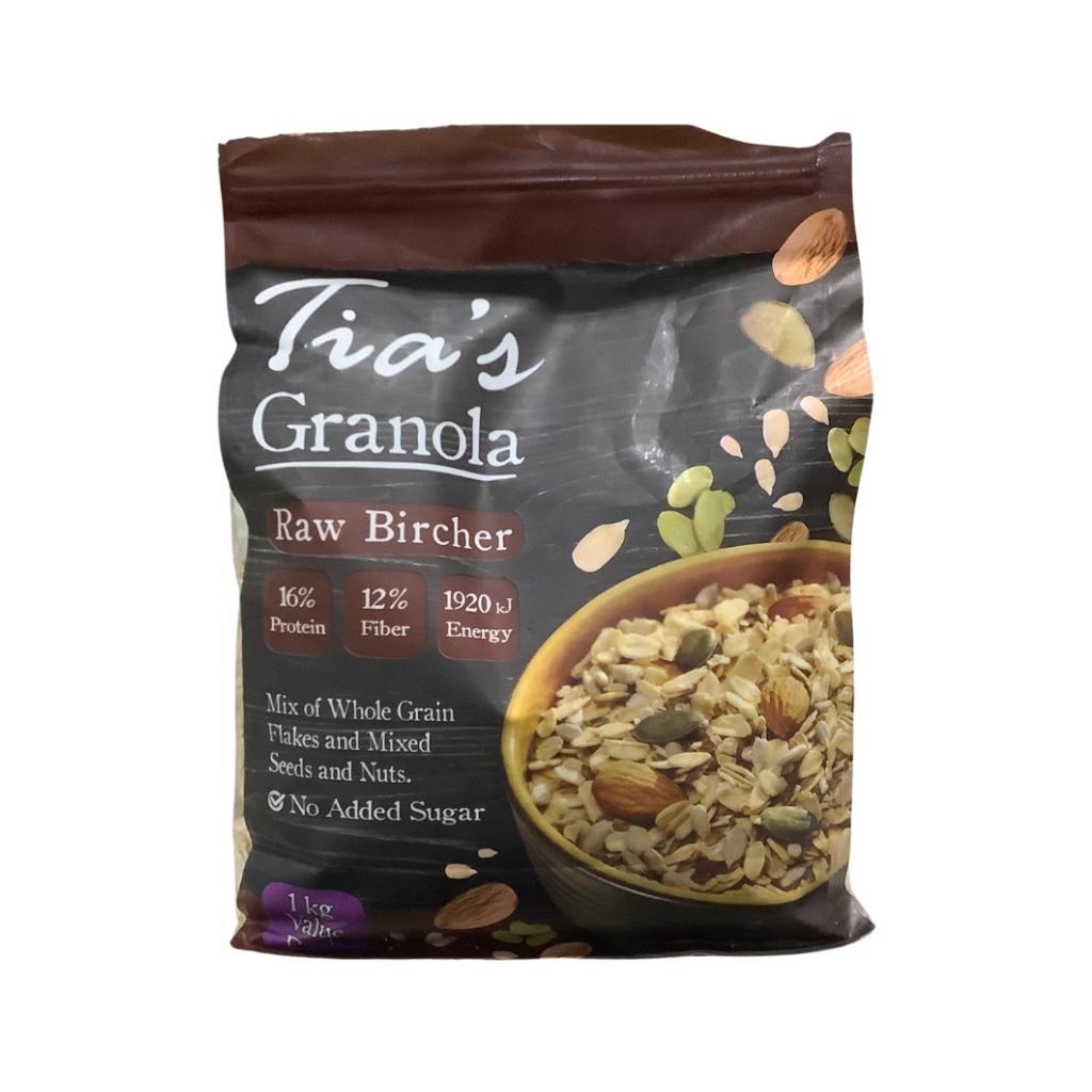 Tia's Granola Raw Bircher 1kg