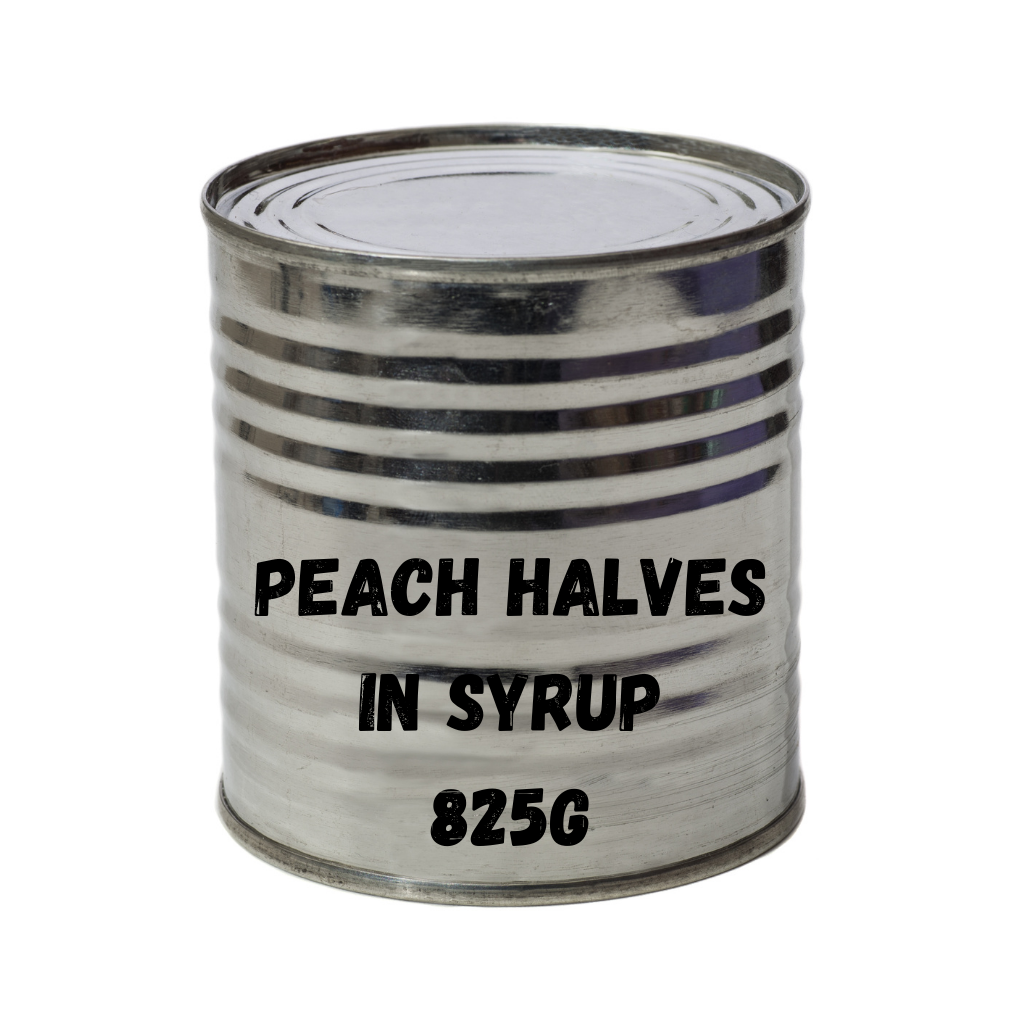 Canned Peach Halves in Syrup 825g