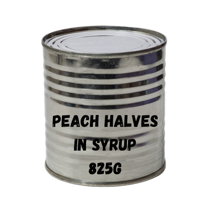 Canned Peach Halves in Syrup 825g