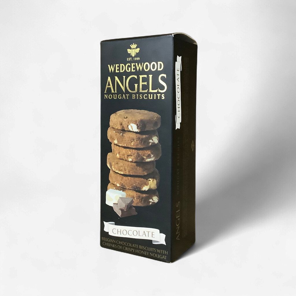 Wedgewood Angels Nougat Biscuits Chocolate 150g