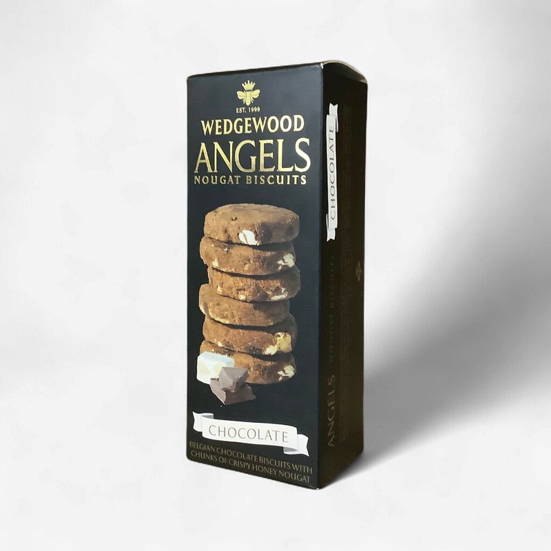 Wedgewood Angels Nougat Biscuits Chocolate 150g