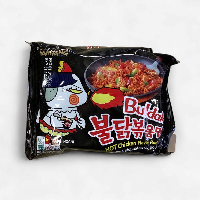 Buldak Hot Chicken Flavour Ramen Noodles 140g