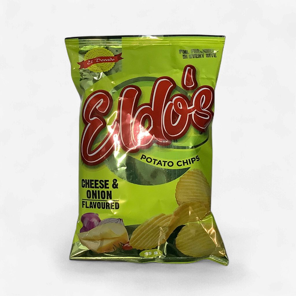 Eldo's Cheese &amp; Onion Flavoured Potato Chips 45g