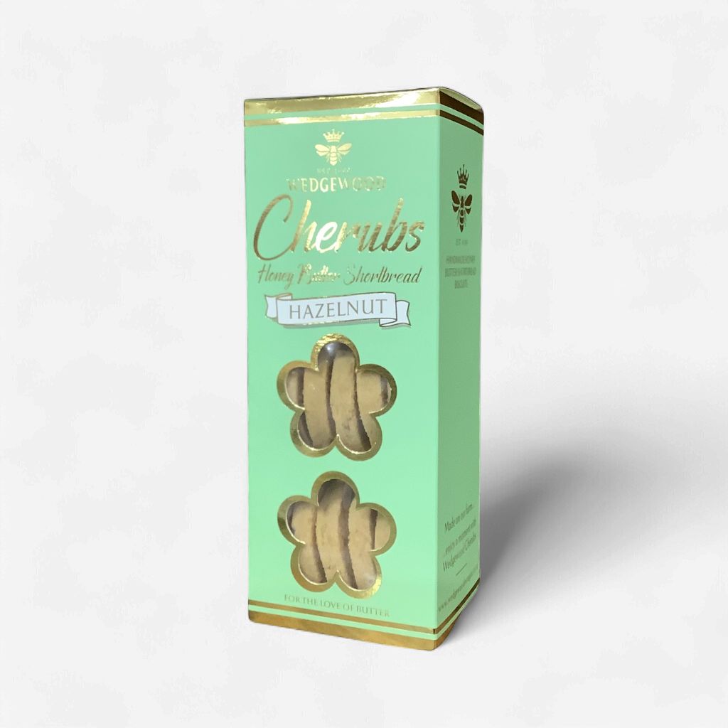 Wedgewood Cherubs Hazelnut Honey Butter Shortbread 150g