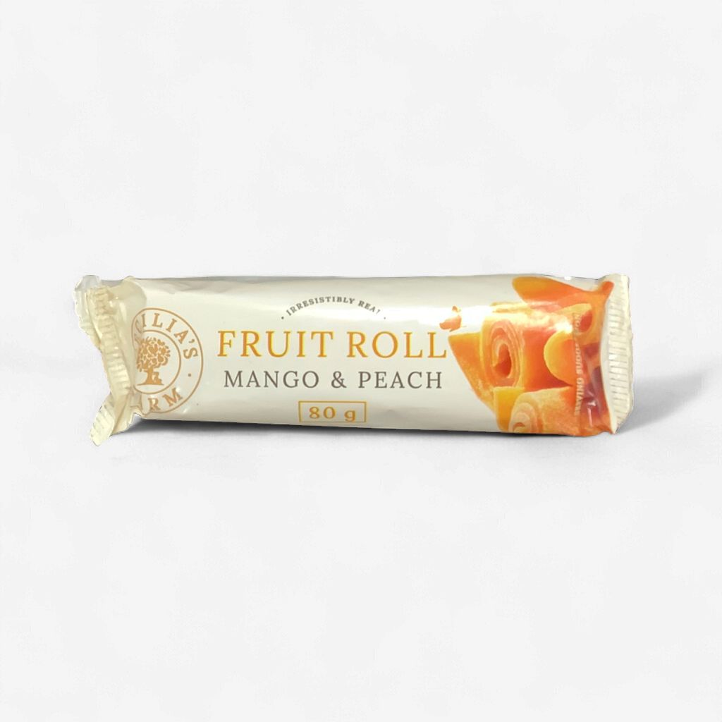 Cecilia's Farm Fruit Roll Mango &amp; Peach 80g