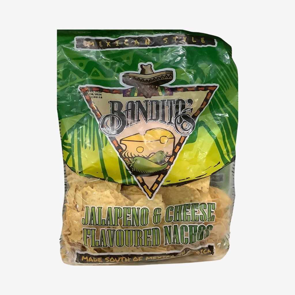 Bandito's Nachos Jalapeno &amp; Cheese Flavoured 250g