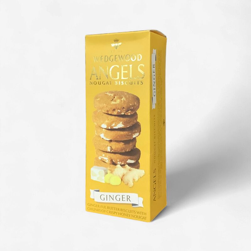 Wedgewood Angels Nougat Biscuits Ginger 150g