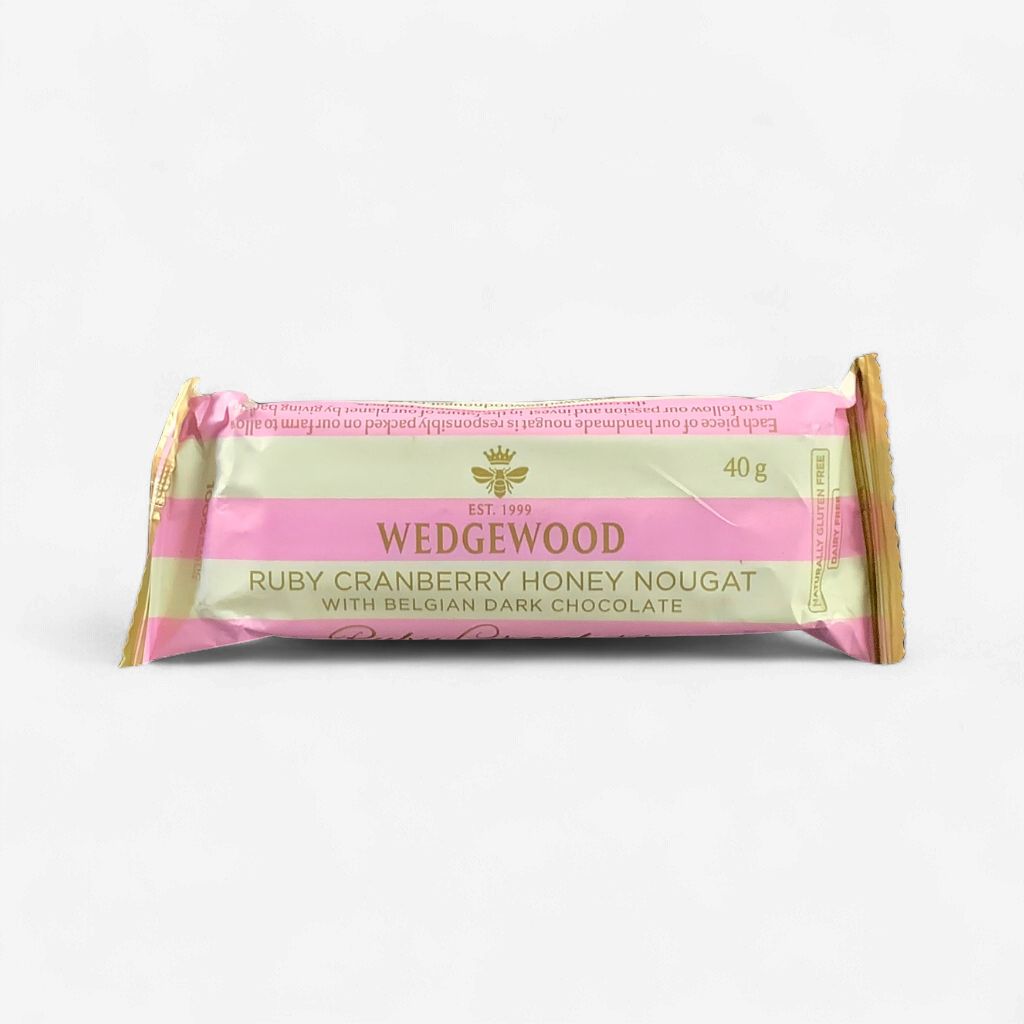 Wedgewood Ruby Cranberry Honey Nougat 40g