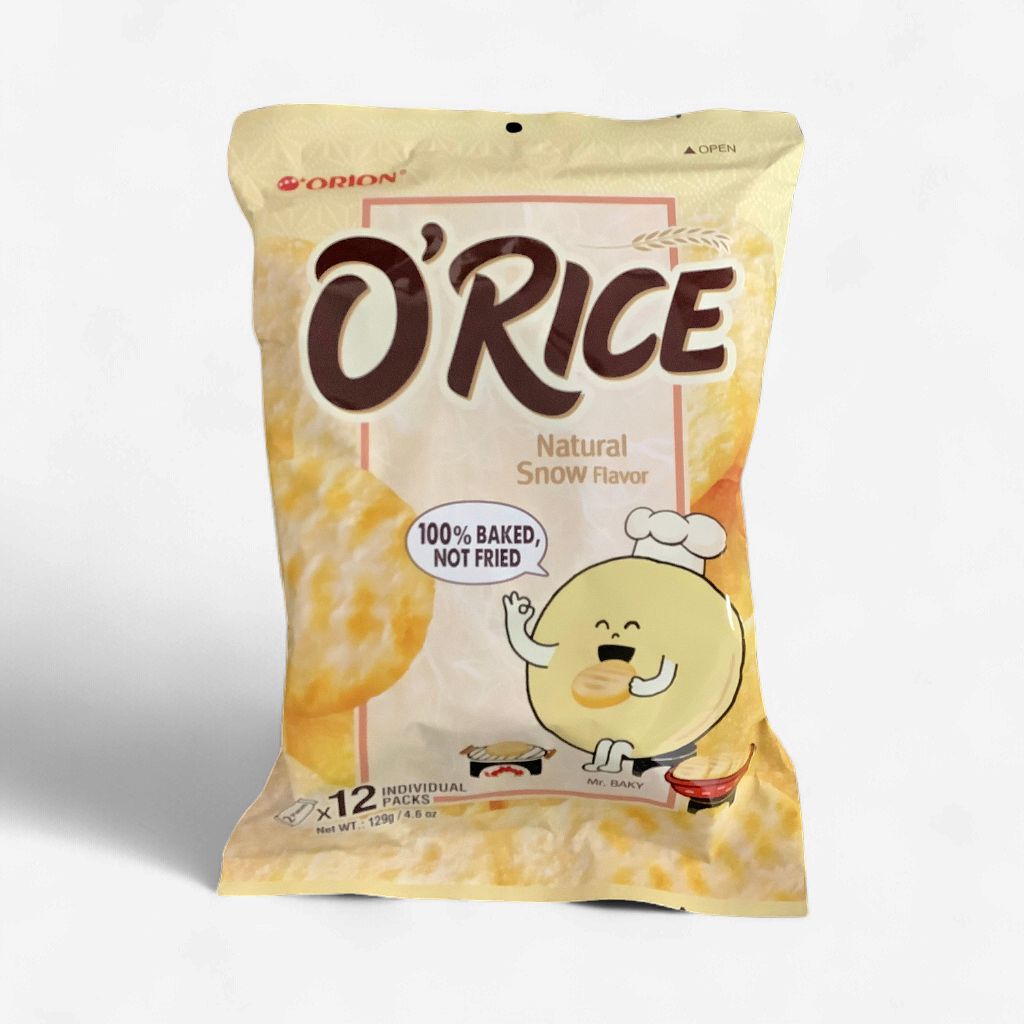 Orion O'Rice Natural Snow 129g 12's
