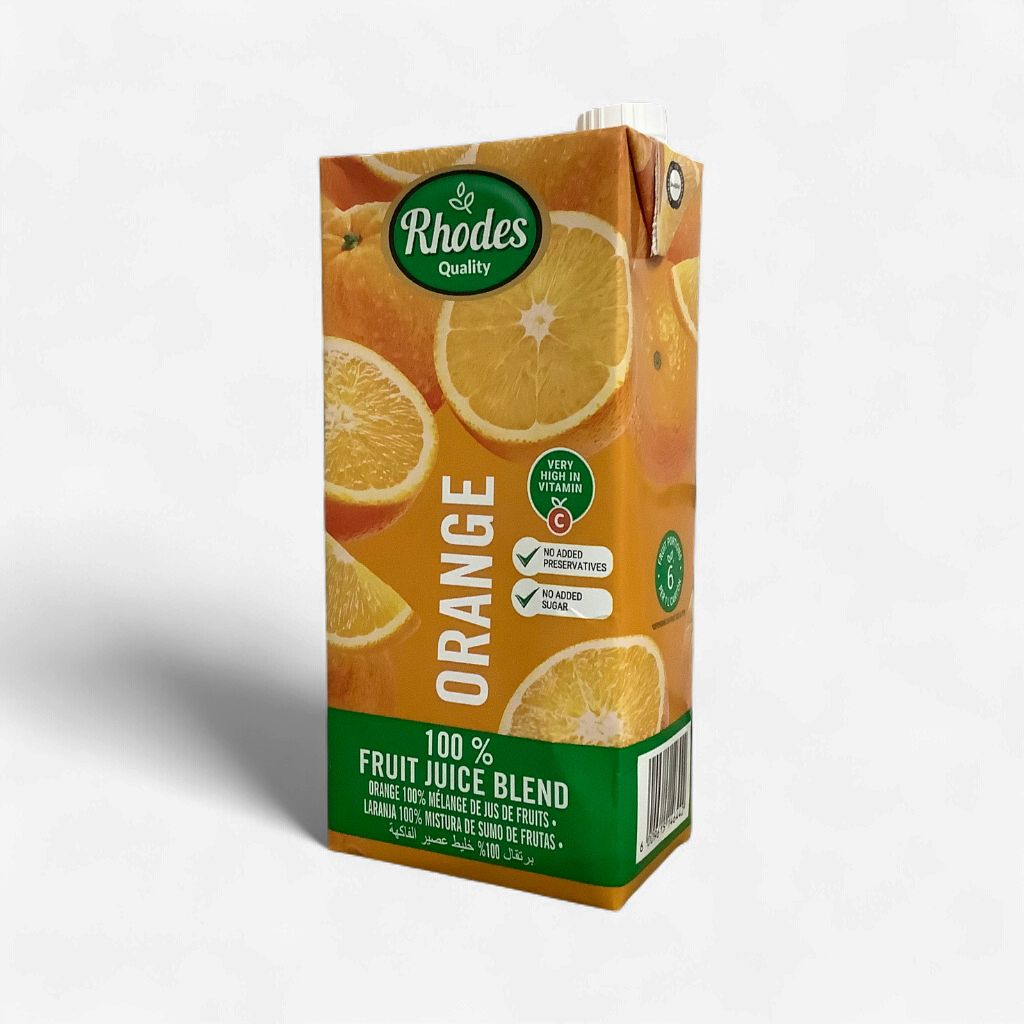 Rhodes Orange 100% Fruit Juice Blend 1Lt