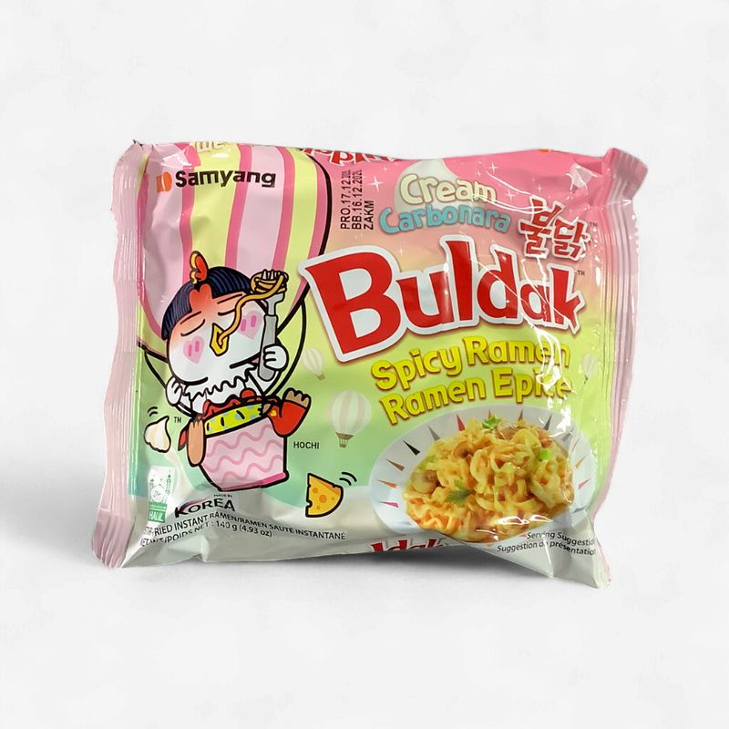 Buldak Cream Carbonara Spicy Ramen 140g