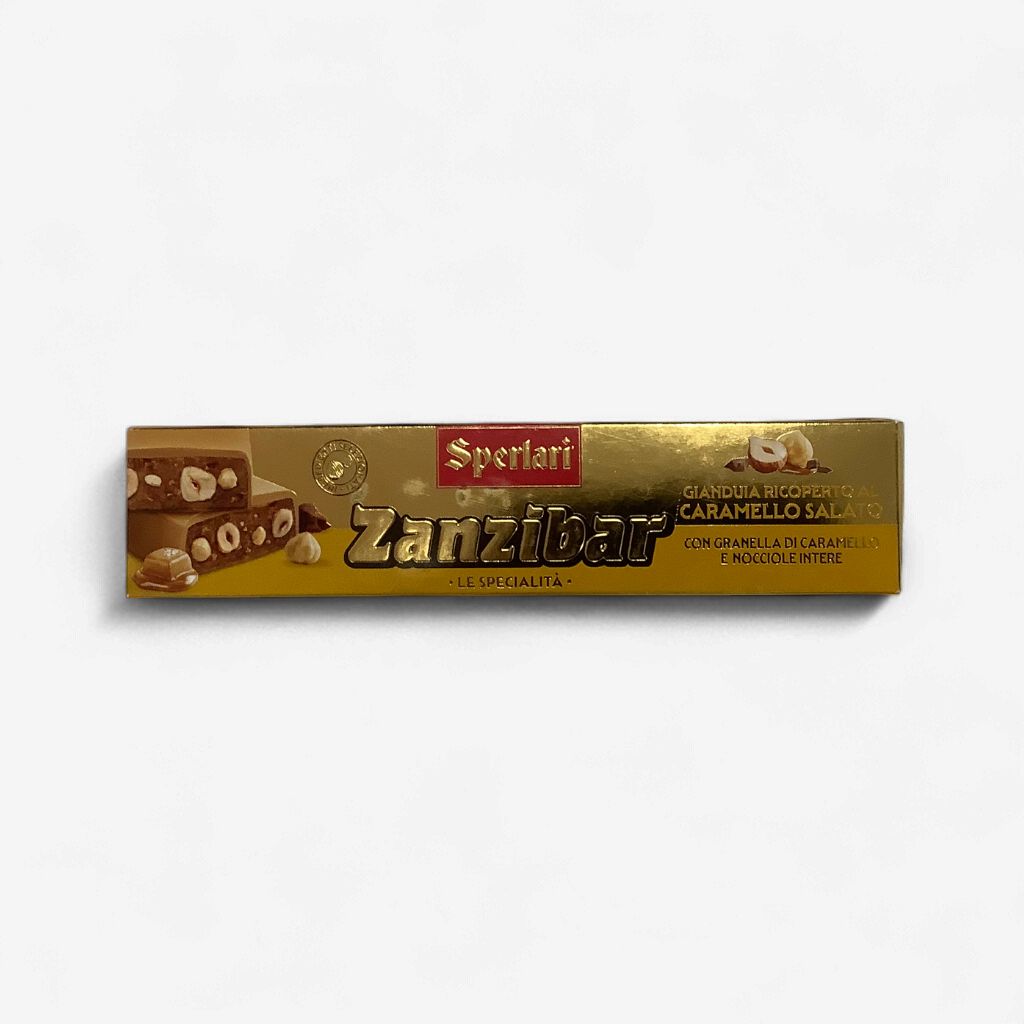 Sperlari Zanzibar Milk Chocolate With Hazelnuts Covered With Caramelized White Chocolate  200g