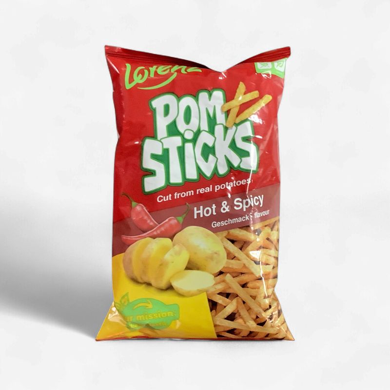 Pom Sticks Hot &amp; Spicy 85g