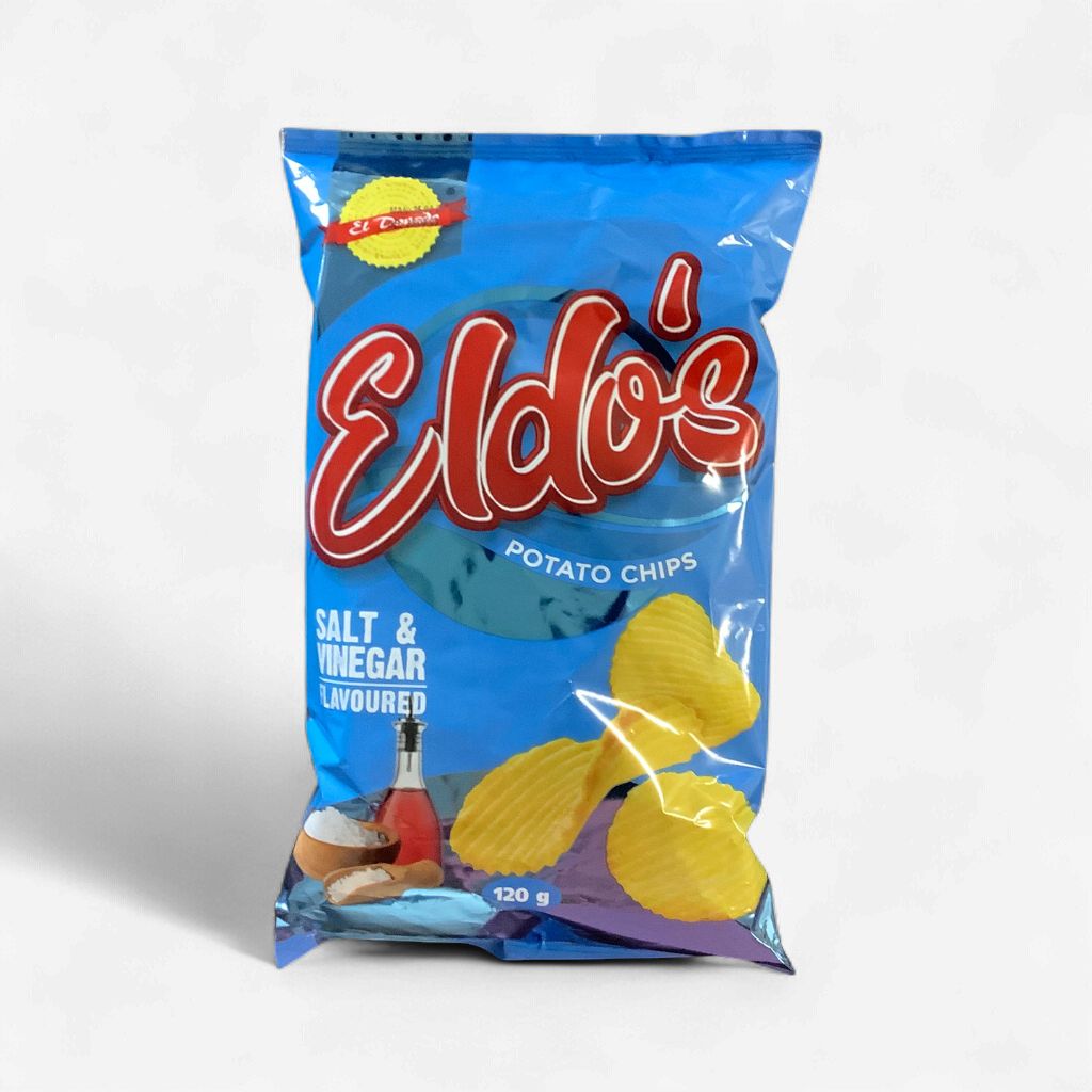 Eldo's Salt &amp; Vinegar Potato Chips 120g