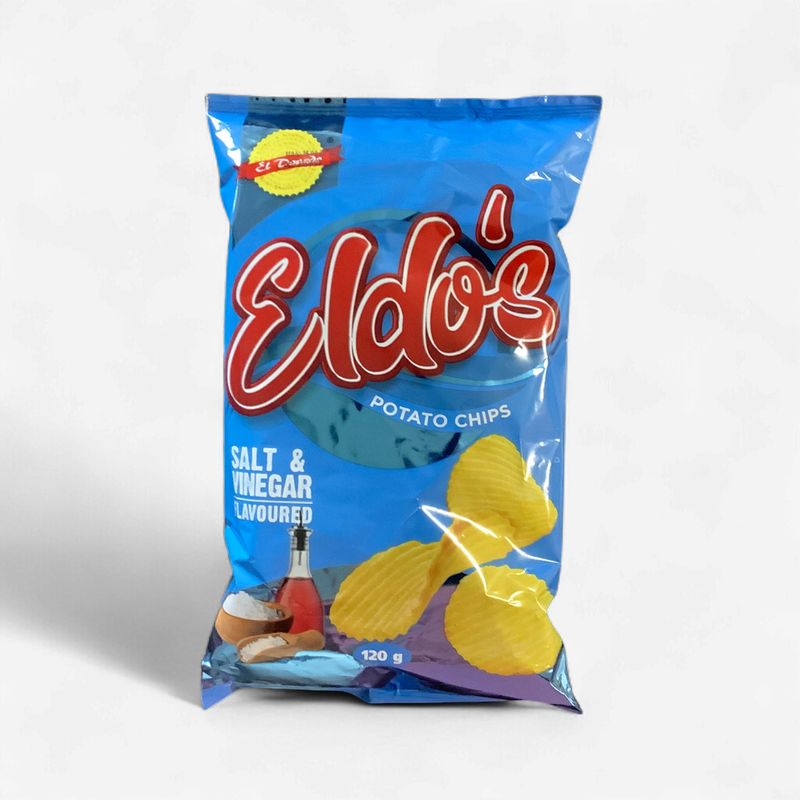 Eldo's Salt &amp; Vinegar Potato Chips 120g
