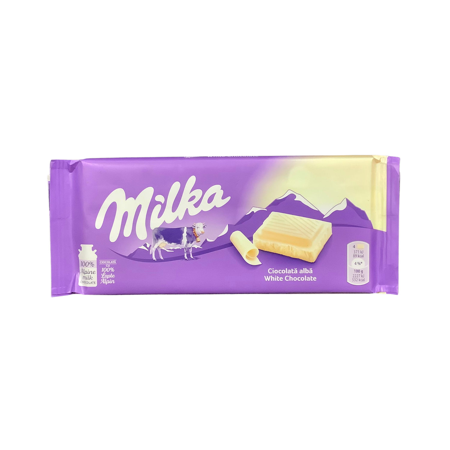 Milka White Chocolate  100g