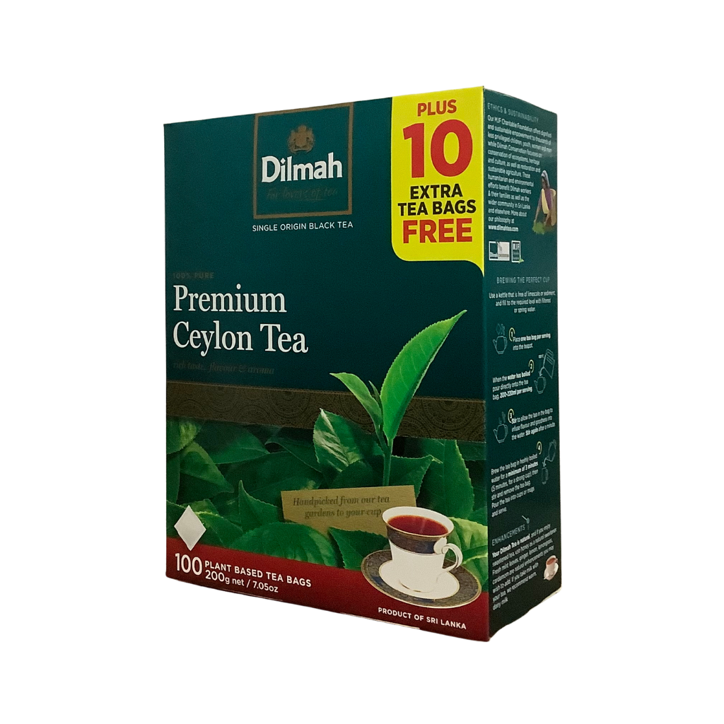 Dilmah Premium Ceylon Tea 100 Teabags