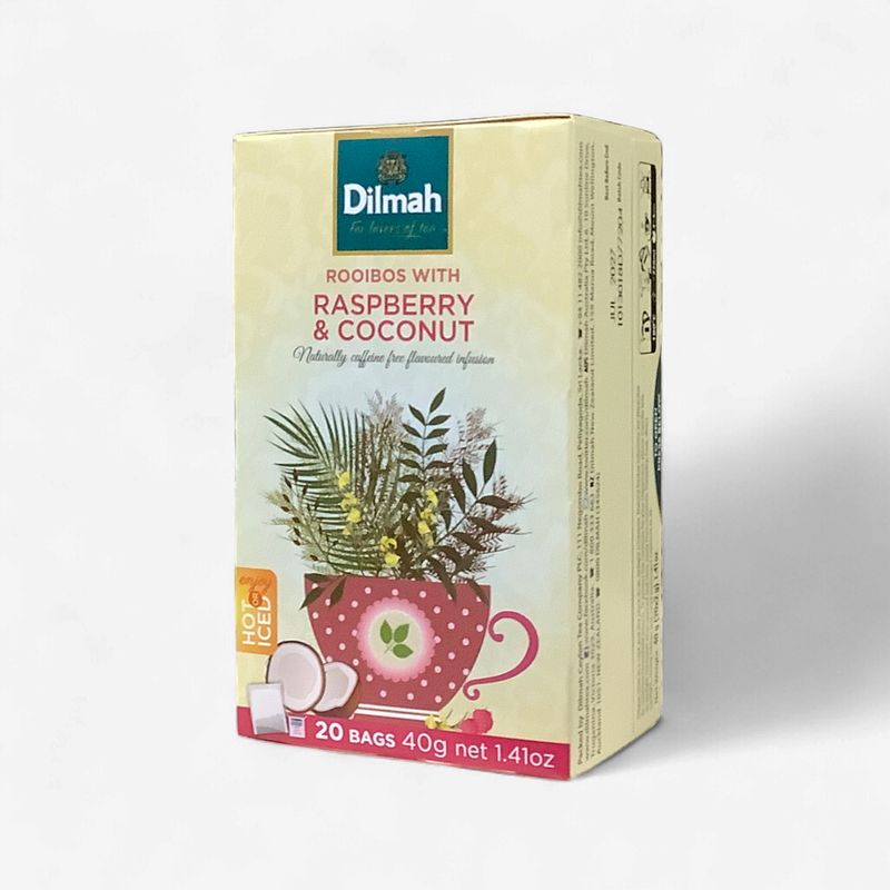 Dilmah Rooibos With Raspberry &amp; Coconut 20's