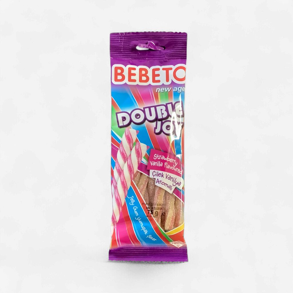 Bebeto Double Joy Strawberry Vanilla Flavour 75g