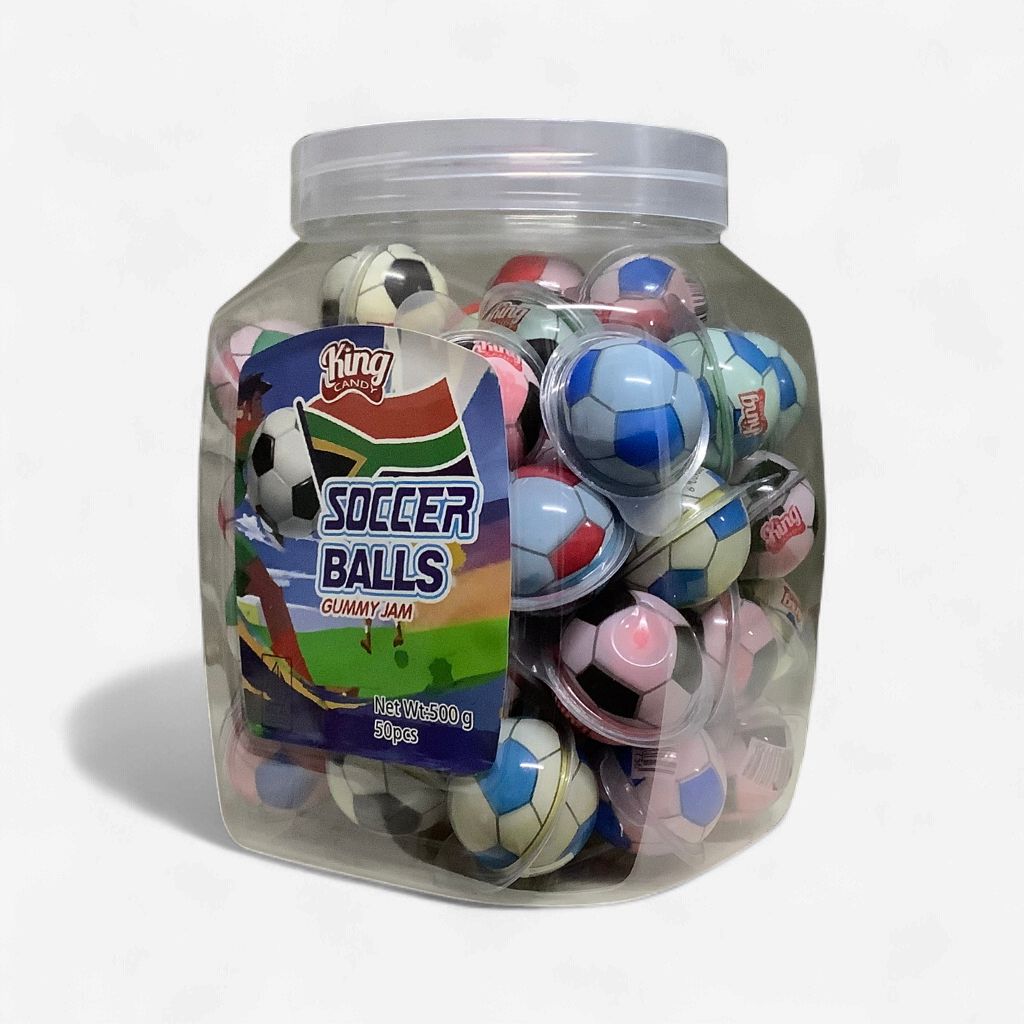King Candy Soccer Balls Gummy Jam 500g