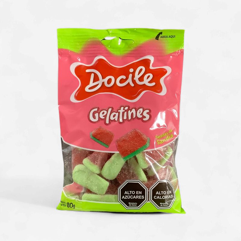 Docile Gelatines Watermelon Slices Gummies 80g