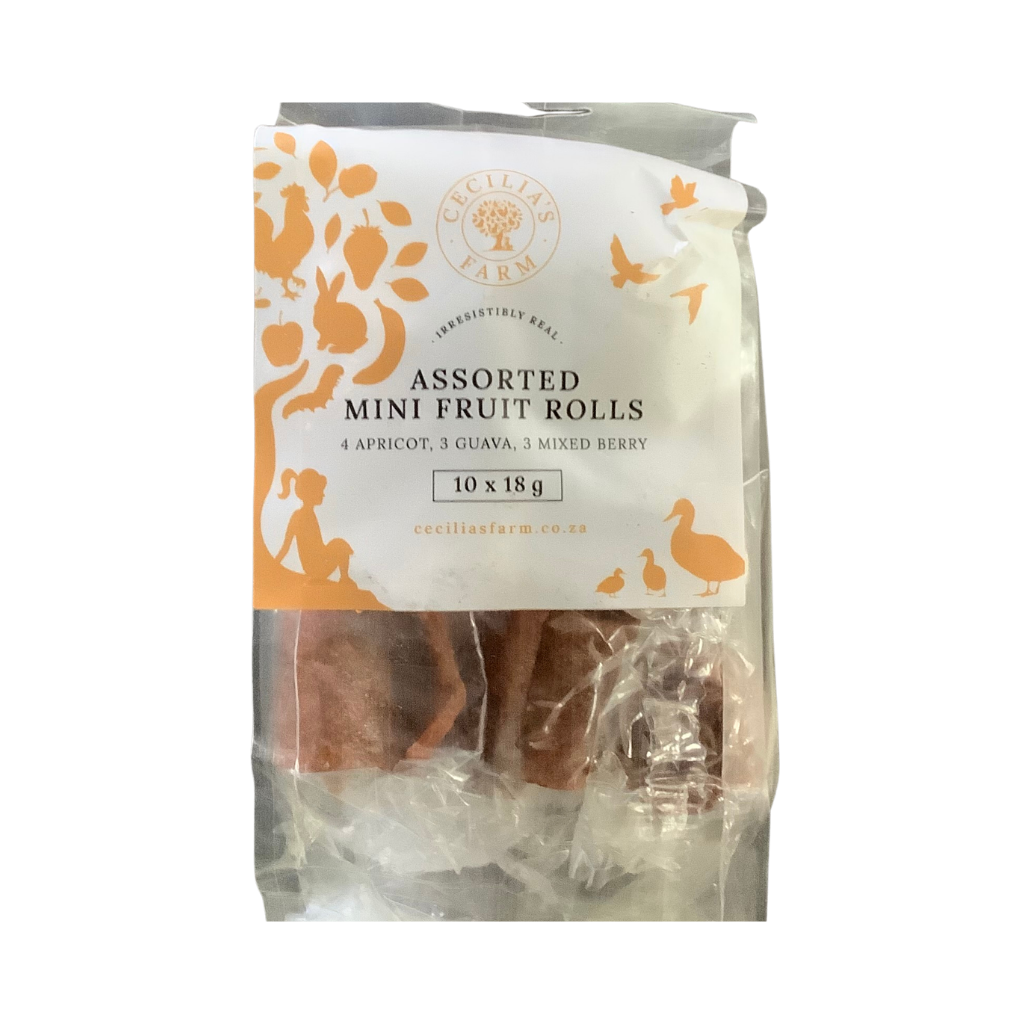 Cecilia's Farm Assorted Mini Fruit Rolls 10 x 18g