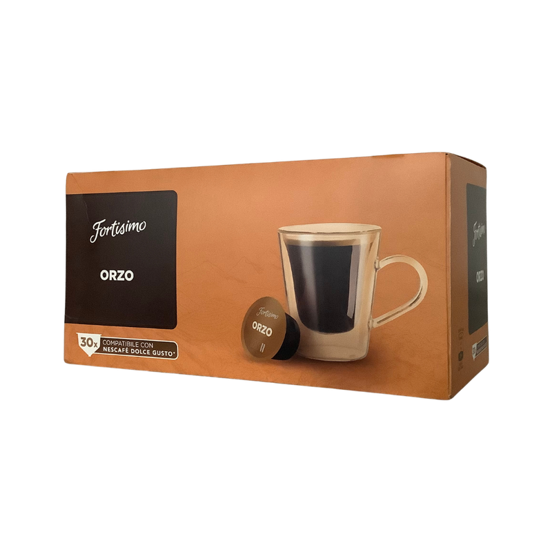 Fortisimo Orzo Coffee Capsule Nescafe Dolce Gusto Compatible 30 x 2.5g