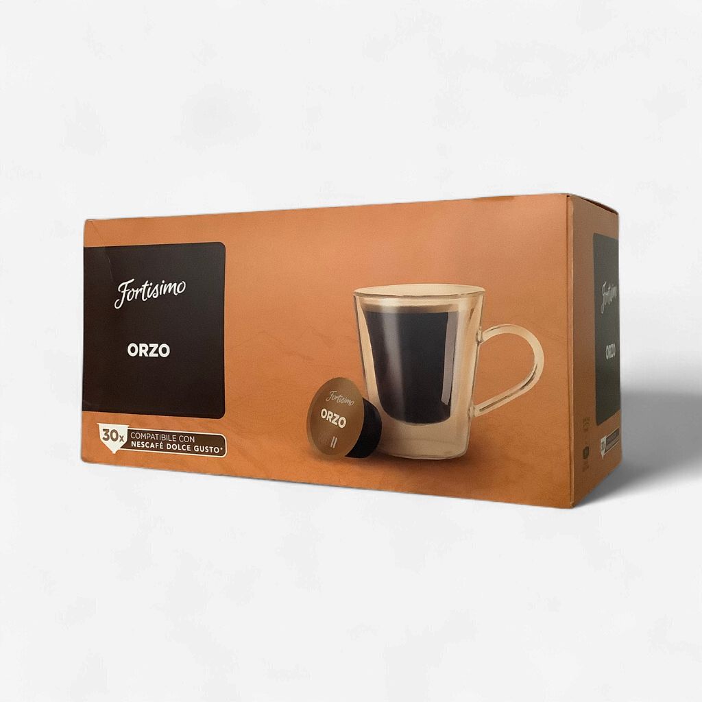 Fortisimo Orzo Coffee Capsule Nescafe Dolce Gusto Compatible 30 x 2.5g