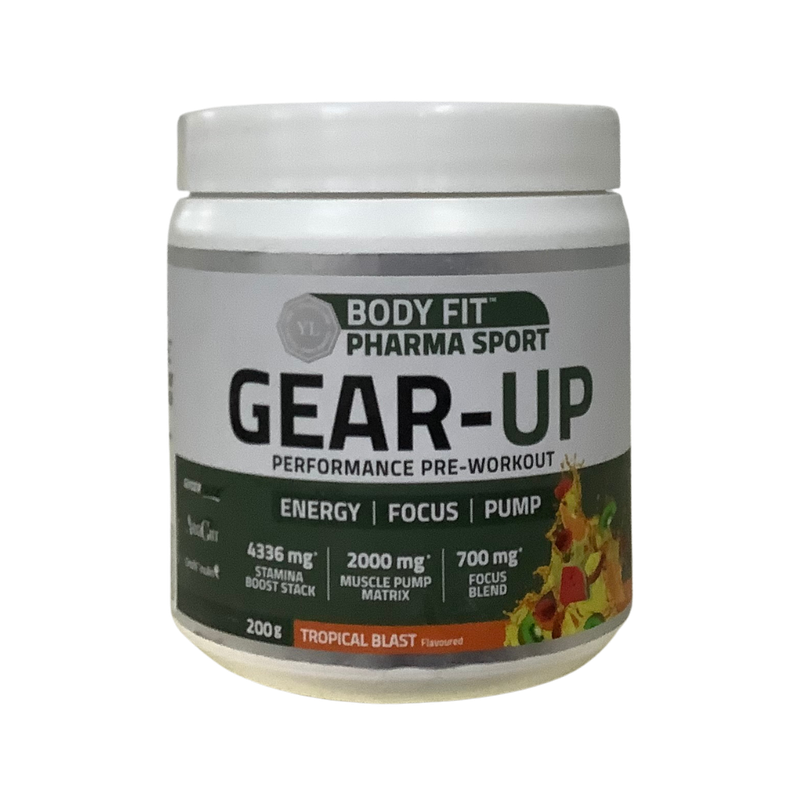Body Fit Pharma Sport Gear-Up Tropical Blast Flavoured 200g
