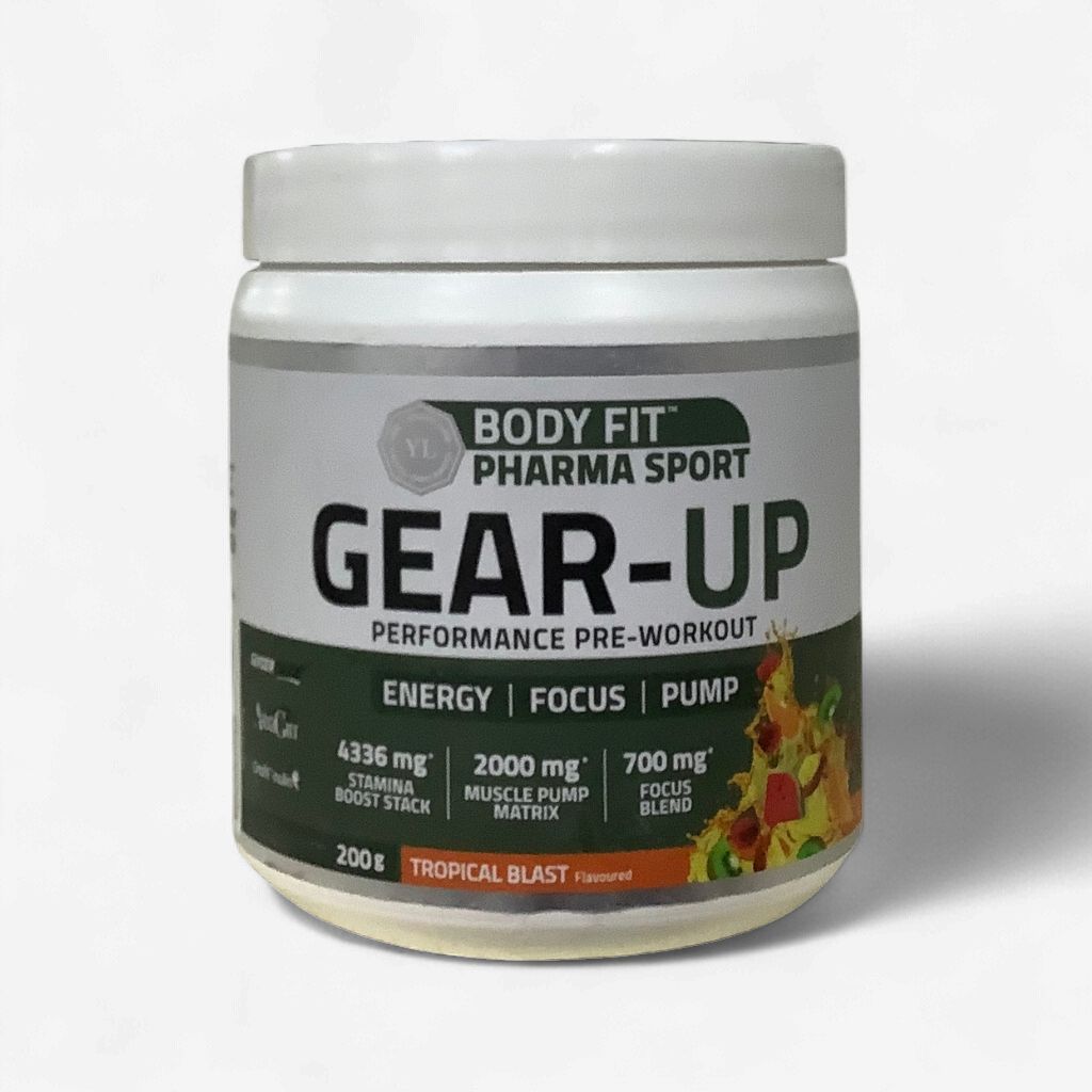 Body Fit Pharma Sport Gear-Up Tropical Blast Flavoured 200g