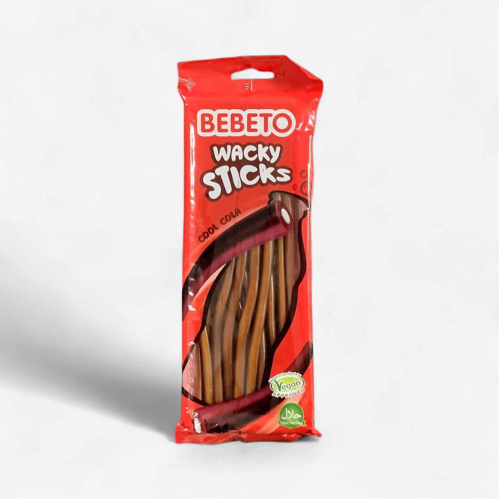 Bebeto Wacky Sticks Cool Cola 180g