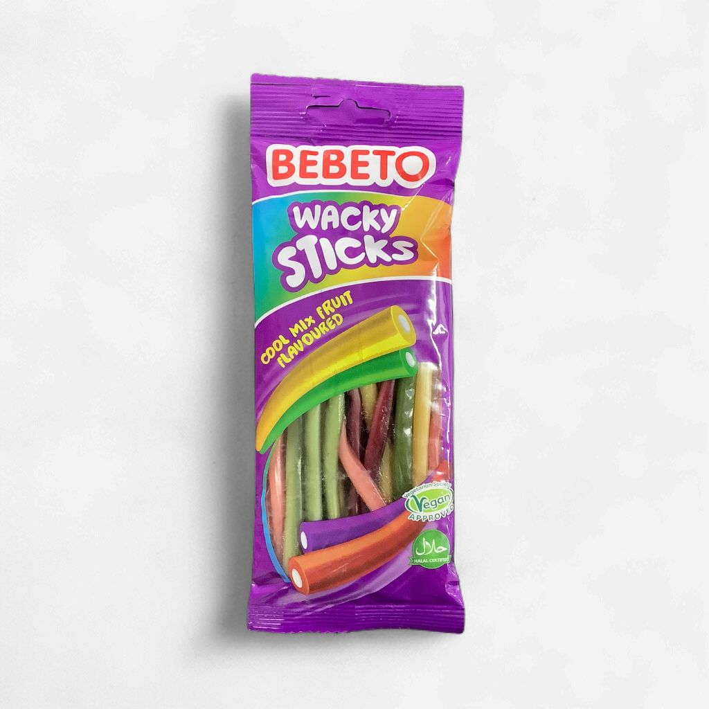 Bebeto Wacky Sticks Cool Mix Fruit 180g