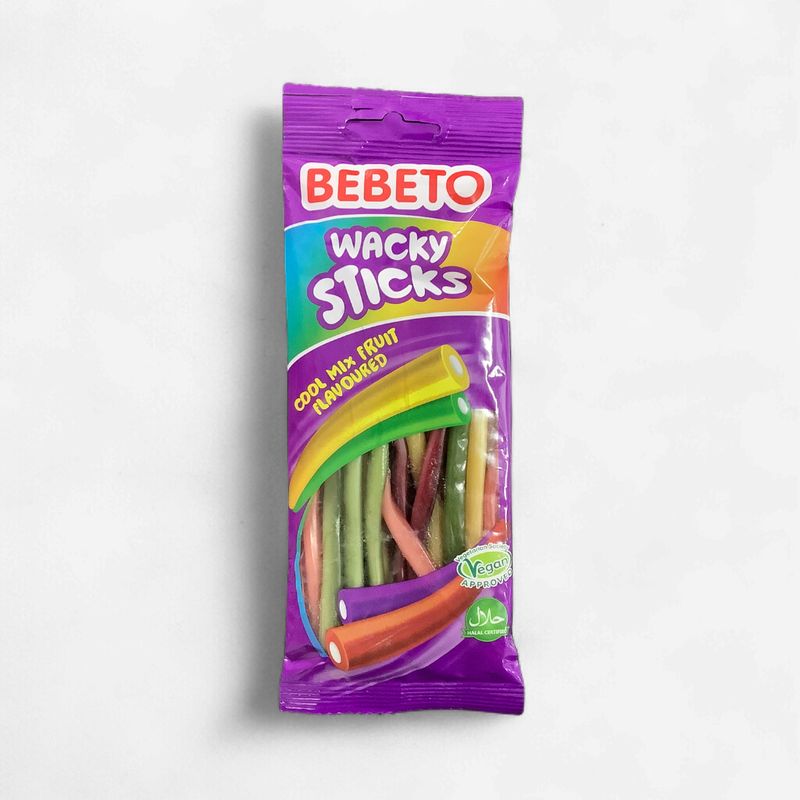 Bebeto Wacky Sticks Cool Mix Fruit 180g