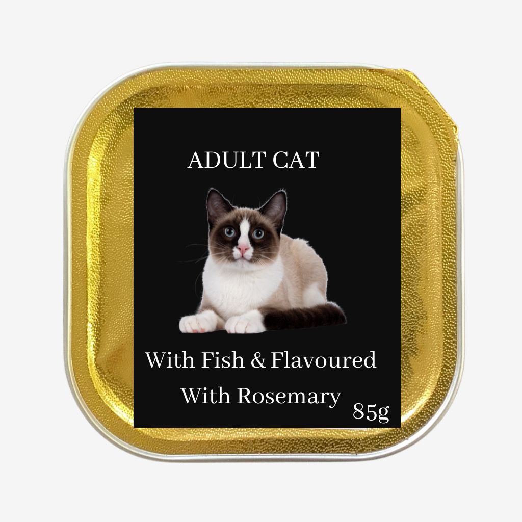 Cat Food With Fish &amp; Rosemary Alu Tub 85g