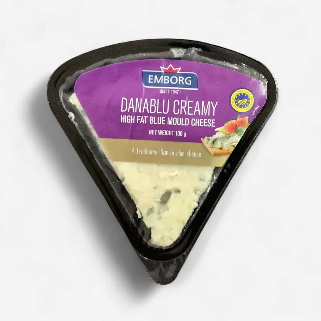 Emborg Danablu Creamy High Fat Blue Mould Cheese 100g