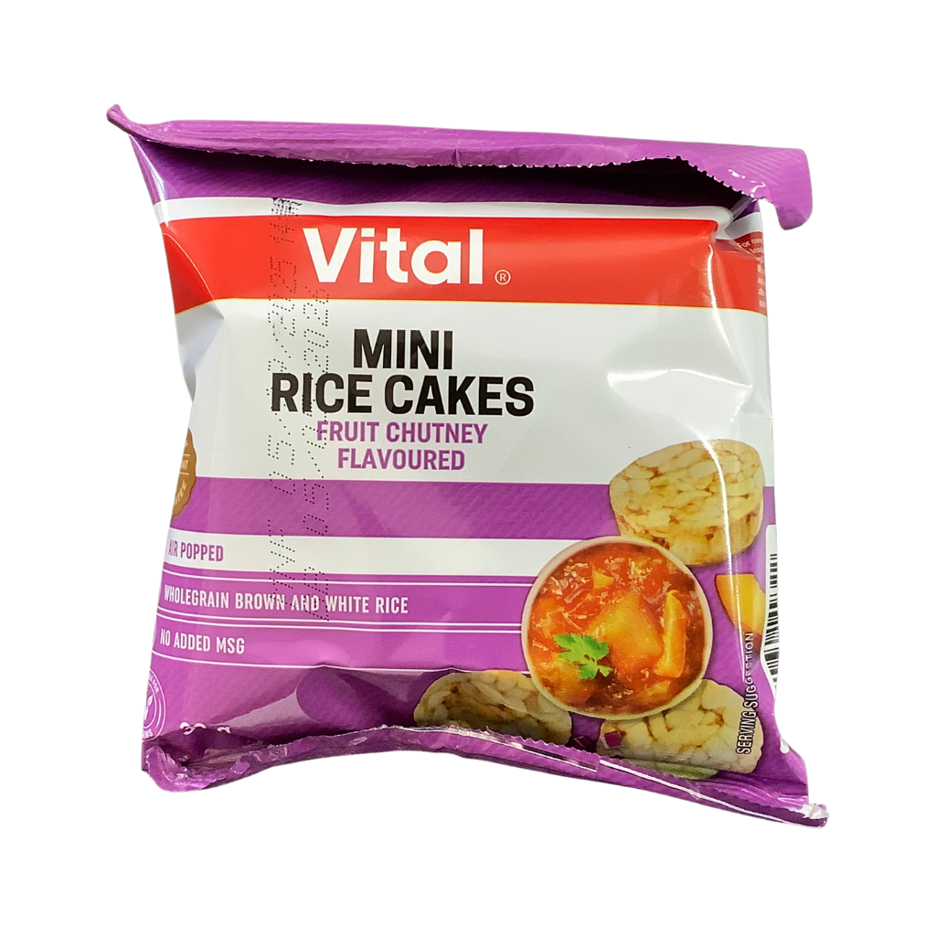 Vital Mini Rice Cakes Fruit Chutney Flavoured 30g