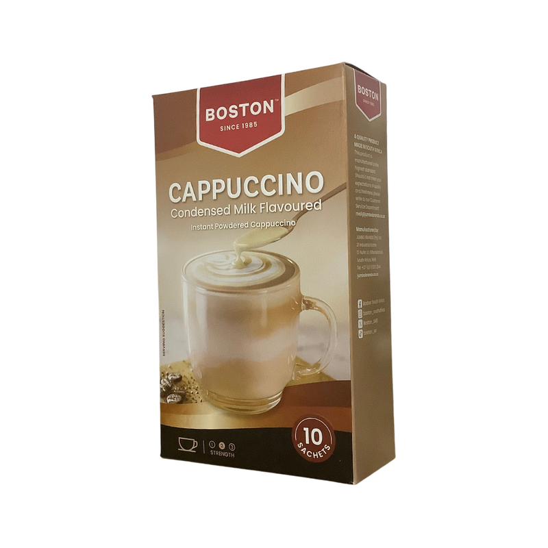 Boston Cappuccino Condensed Milk Flavoured 10 Sachets