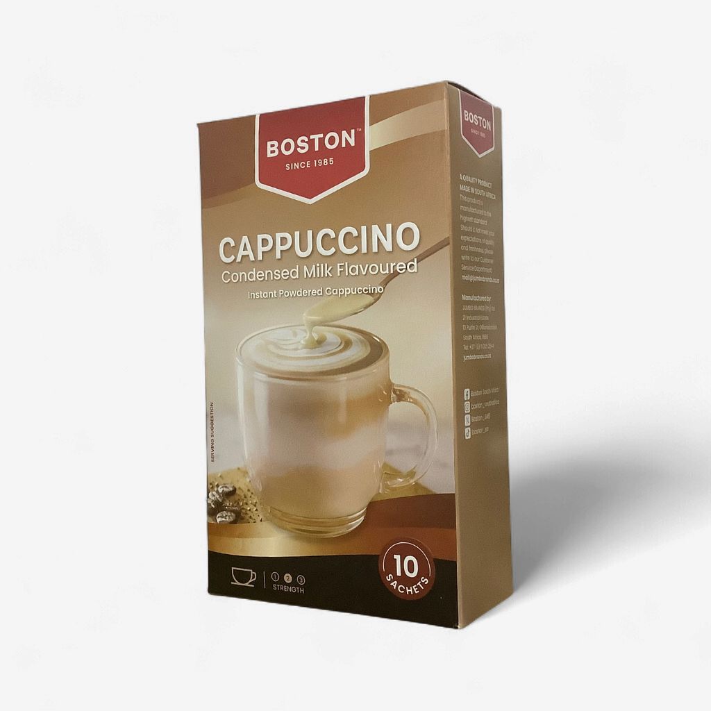 Boston Cappuccino Condensed Milk Flavoured 10 Sachets