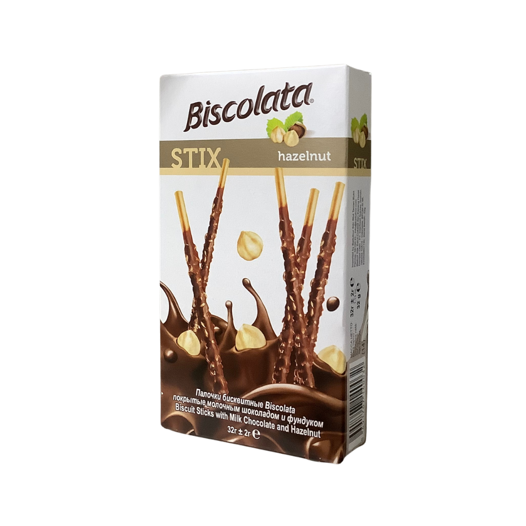 Biscolata Stix Hazelnut 32g