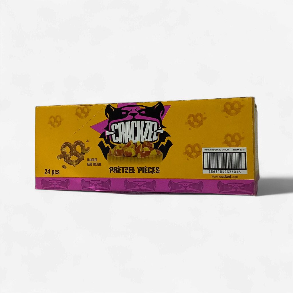 Crackzel Pretzel Pieces Honey Mustard Onion 24 x 85g