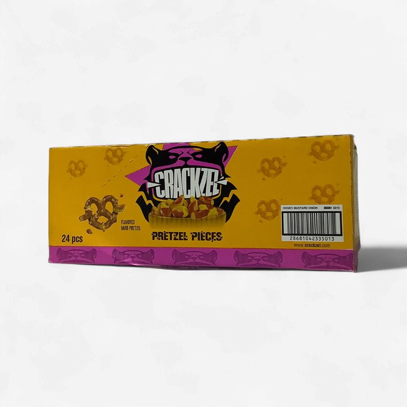 Crackzel Pretzel Pieces Honey Mustard Onion 24 x 85g