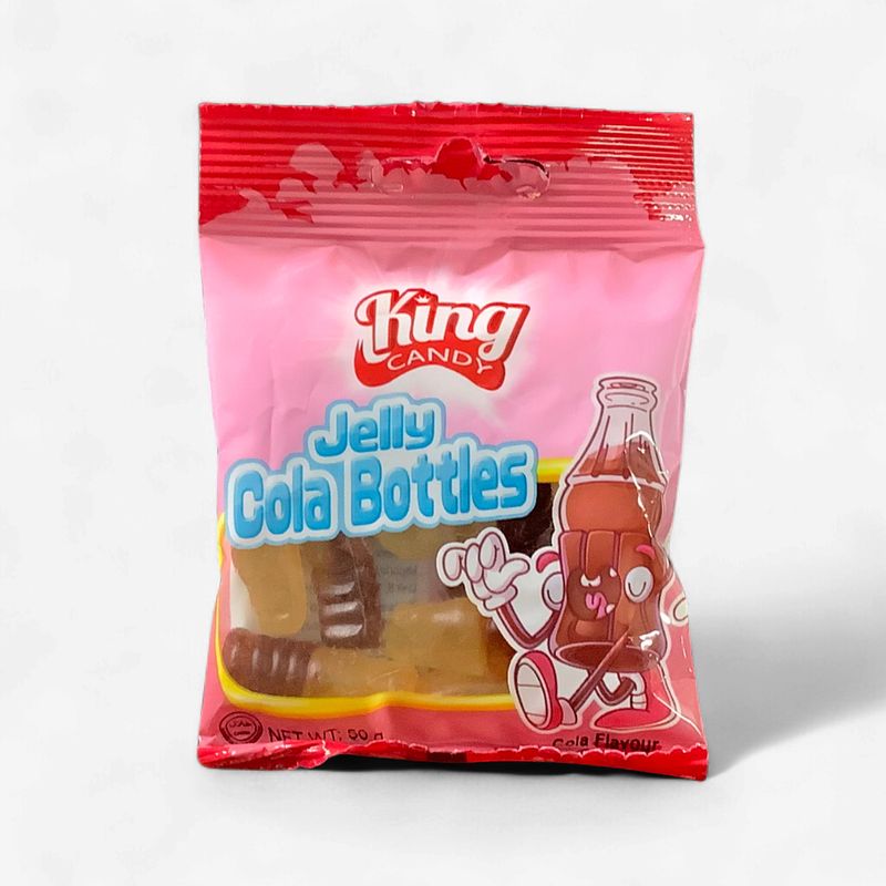 King Candy Jelly Cola Bottles Flavour 50g