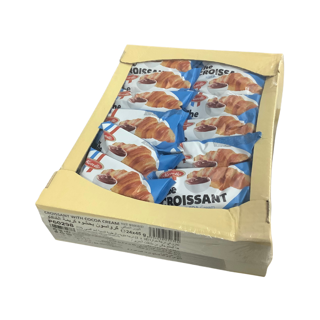 The Croissant With Cocoa Cream 24 x 45g