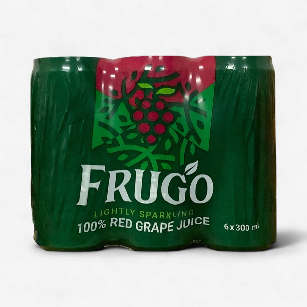 Frugo Lightly Sparkling 100% Red Grape Juice 6 x 300ml