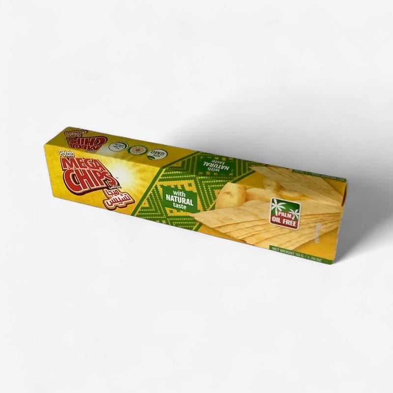Mega Long Potato Chips With Natural Taste 50g