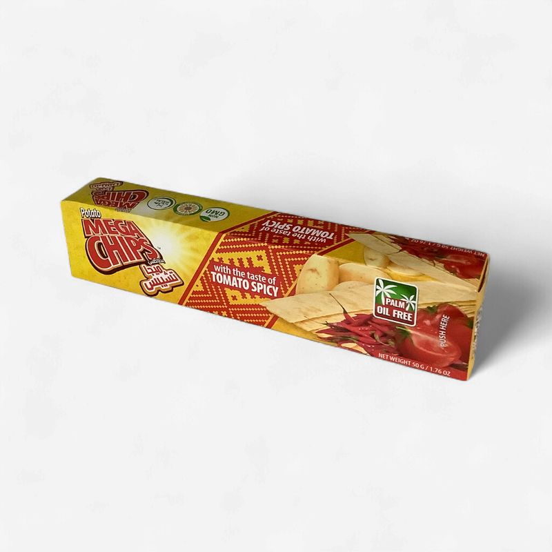 Mega Long Potato Chips Spicy Tomato 50g